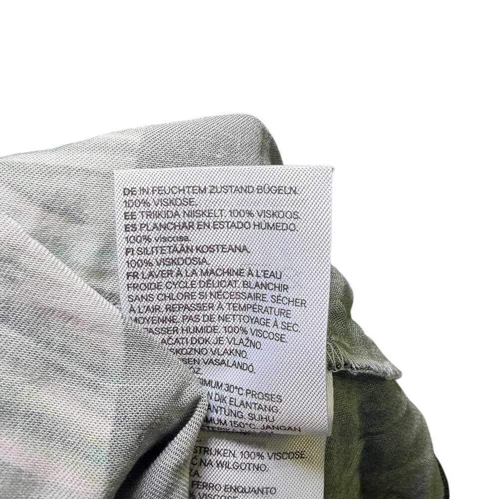 H&M Jungle Print Kimono XS/S Viscose Open Front Cover-Up - Picture 6 of 7
